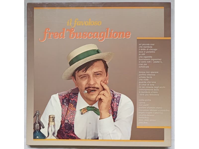 FRED BUSCAGLIONE — 3LP Box IL FAVOLOSO (Mint!!)