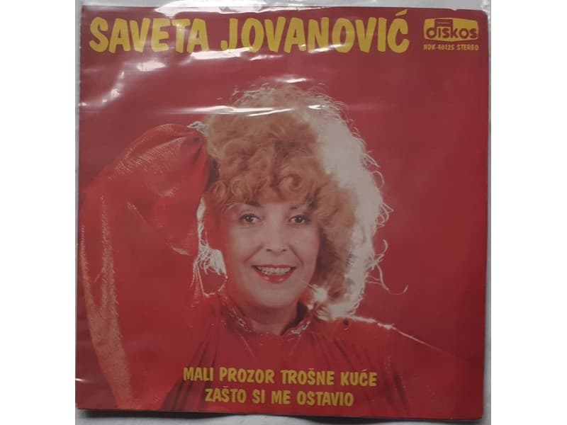 SAVETA JOVANOVIC — Mali prozor trosne kuce