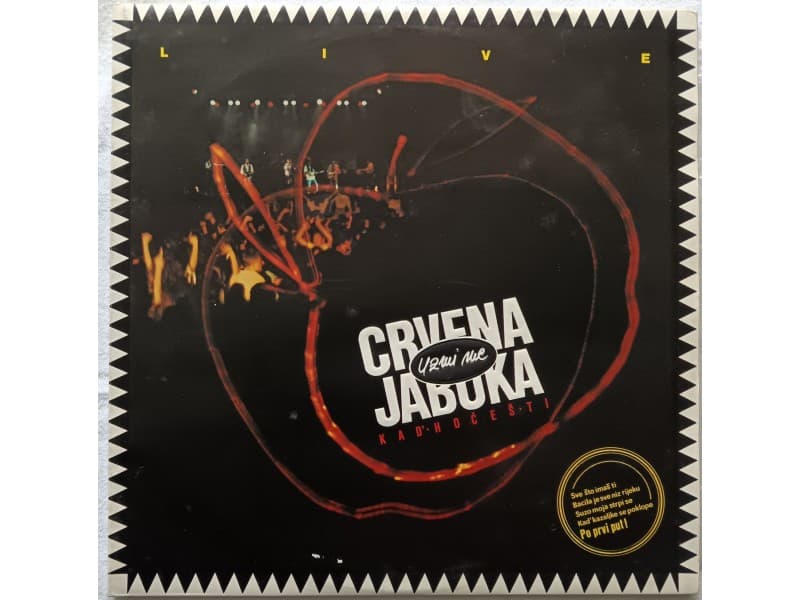 CRVENA JABUKA — 2LP Uzmi me (Kad hoces ti) Live