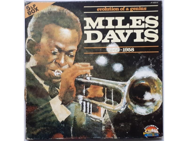 MILES DAVIS — 5LP Box Evolution of a genius`45-58