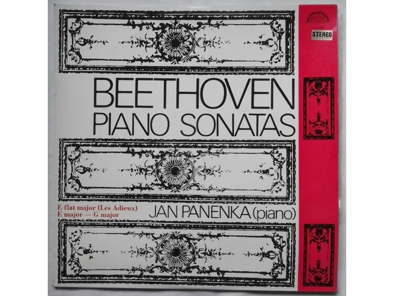 JAN PANENKA, BEETHOVEN — Piano Sonatas