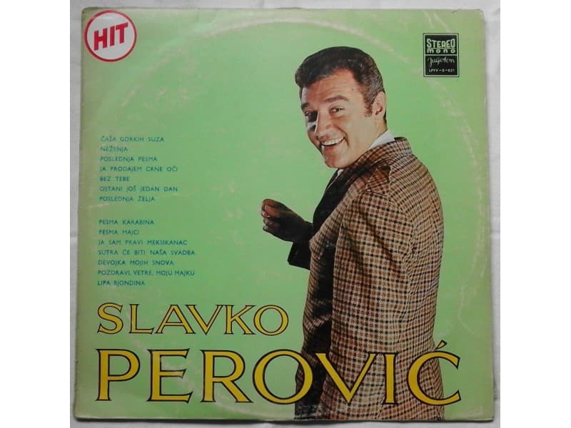 SLAVKO PEROVIC — SLAVKO PEROVIC