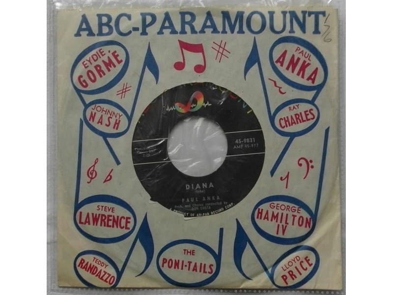 PAUL ANKA — DIANA/ DON`T GAMBLE WITH LOVE