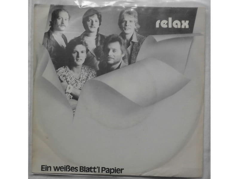 RELAX — EIN WEIBES BLATT` L PAPIER