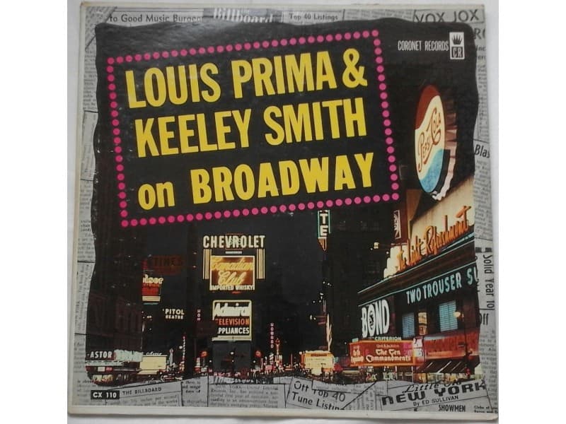 LOUIS PRIMA & KEELEY SMITH — ON BROADWAY