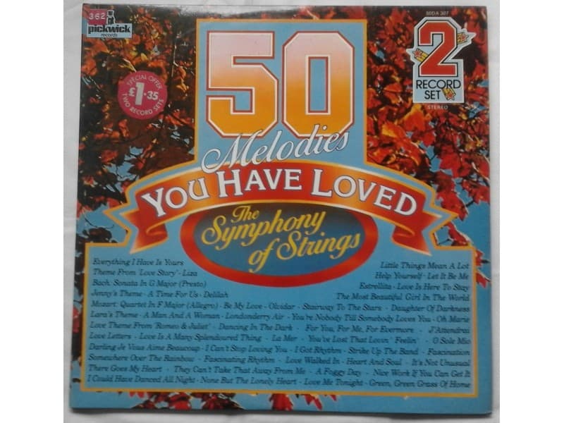 Various — 2LP 50 Melodies you have loved-the symphony o