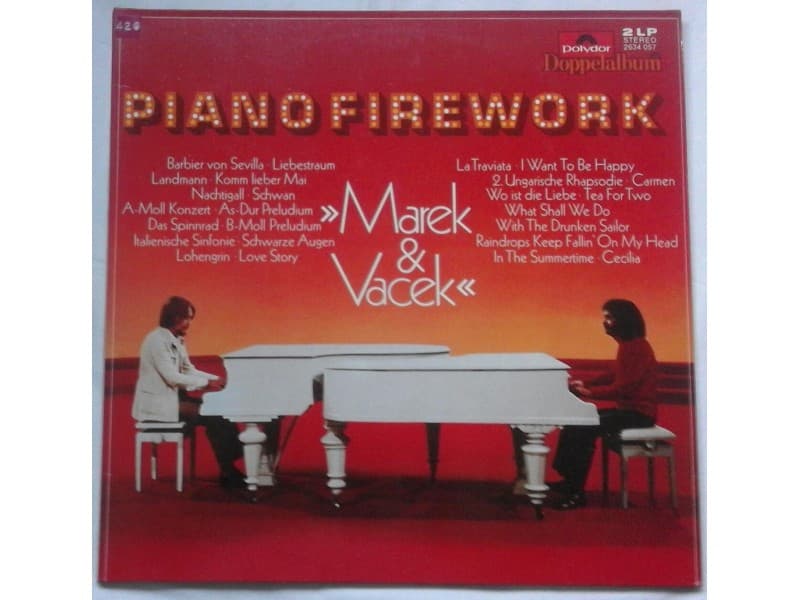MAREK & VACEK — 2LP PIANO FIREWORK