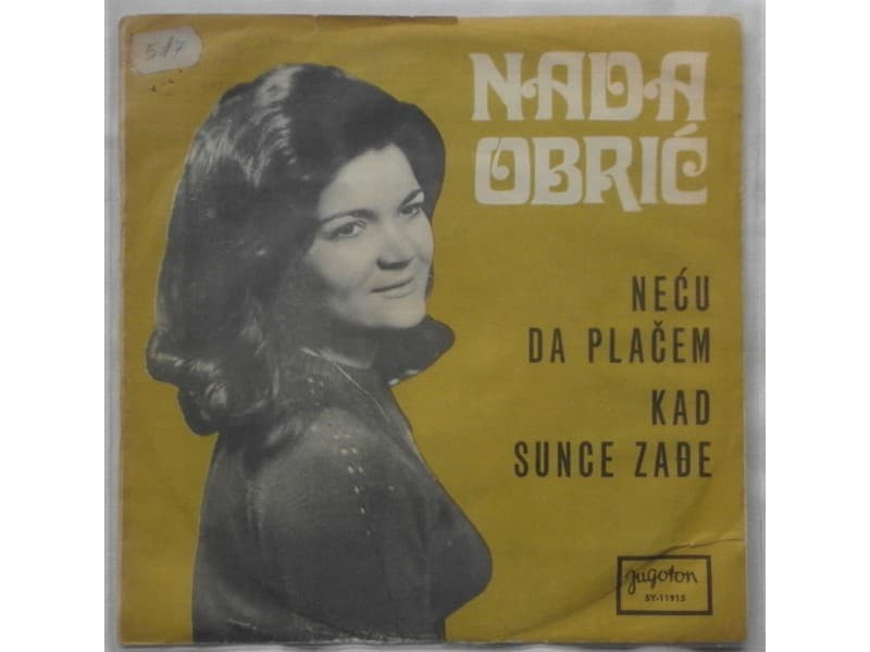 NADA OBRIC — NECU DA PLACEM