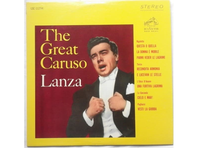 MARIO LANZA — THE GREAT CARUSO