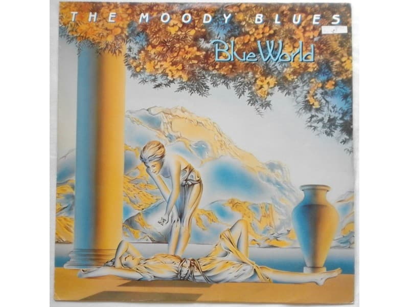 THE MOODY BLUES — BLUE WORLD (U.K.Press)