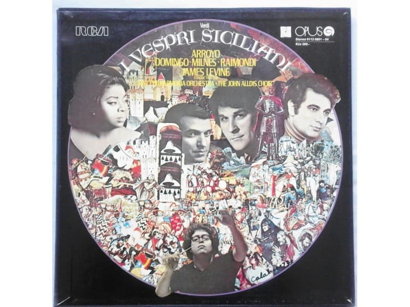 VERDI -4LP I VESPRI SICILLIANI (James Levine) — —