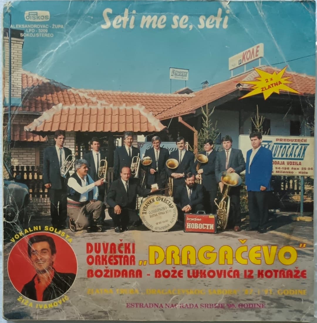 Duvacki orkestar Dragacevo — Seti me se, seti