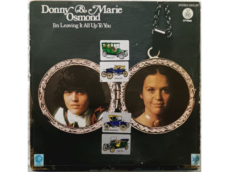 DONNY & MARIE OSMOND — I`m leaving it all up to you