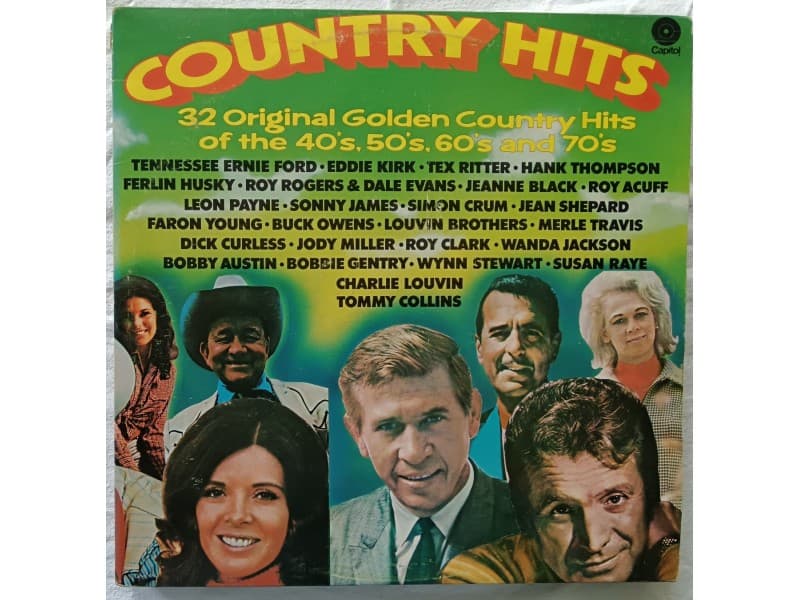 Various-2LP Country hits 32 gold of 40`s,50`s,60`s,70` — —