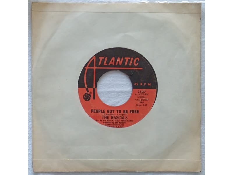 THE RASCALS — PEOPLE GOT TO BE FREE