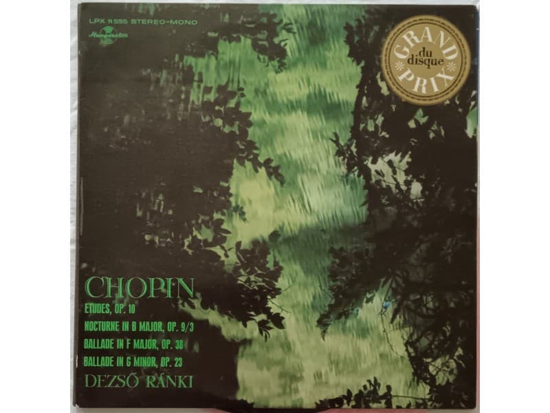 DEZSO RANKI, CHOPIN — Etudes,op.10 / Ballade