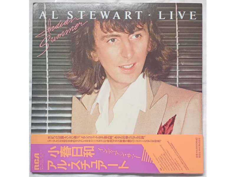 AL STEWART — 2LP Live - Indian Summer (Japan Press