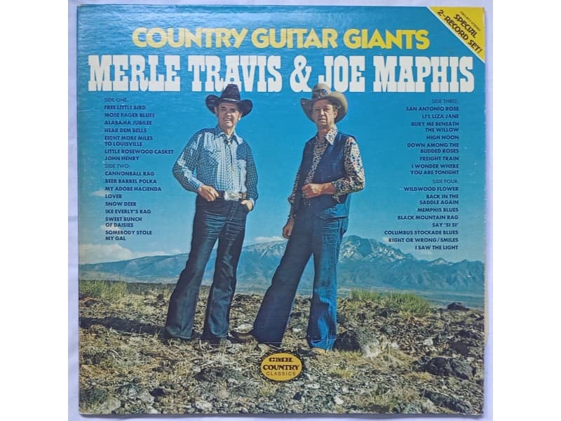 Merle Travis&Joe Maphis — 2LP Country Guitar Giants
