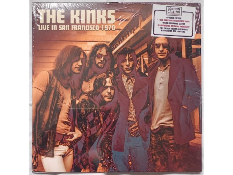 THE KINKS — LIVE IN SAN FRANCISCO ( Mint !!! )