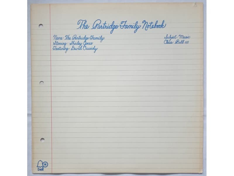 THE PARTRIDGE FAMILY — NOTEBOOK