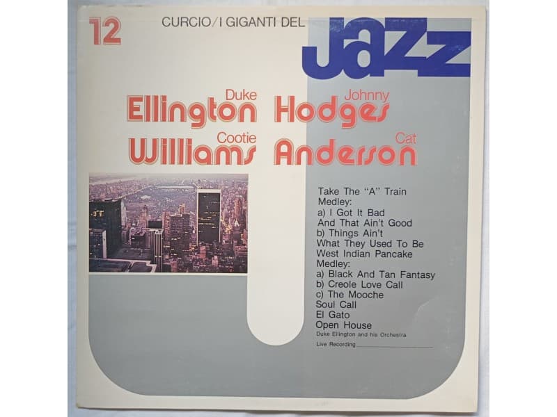 D.Ellington,J.Hodges,C.Williams,C.Anderson — Jazz 12
