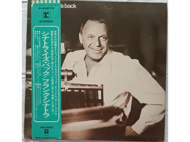 FRANK SINATRA — Ol` Blue Eyes is Back (Japan Press)